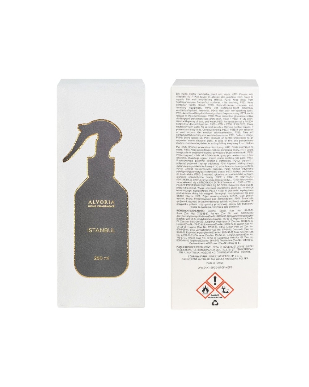 Namų kvapas Istanbul - Alvoria purškiamas 250 ml
