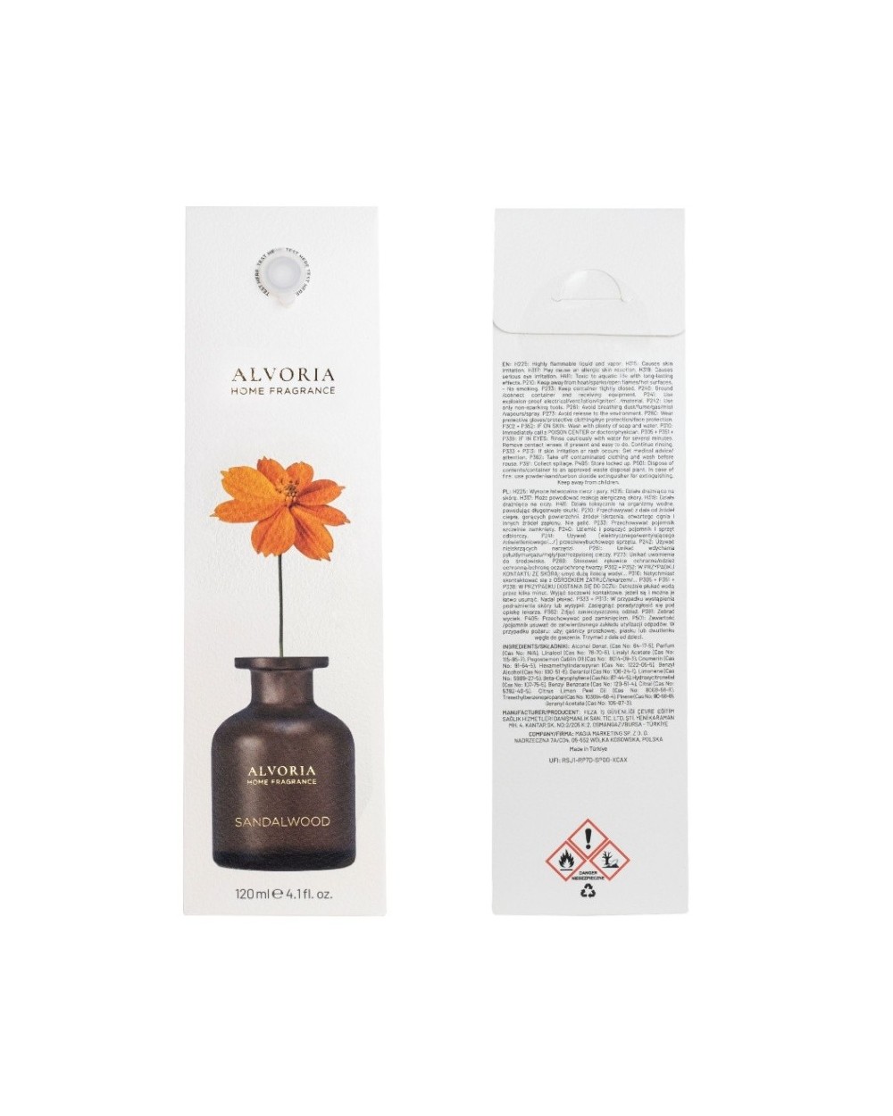 Namų kvapas Sandalwood - Alvoria 120 Ml