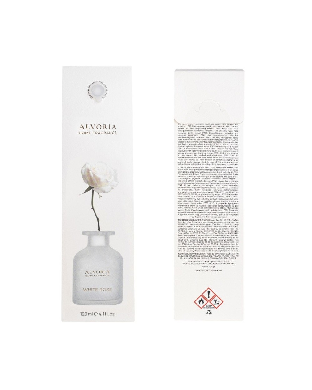 Namų kvapas White Rose - Alvoria 120 Ml