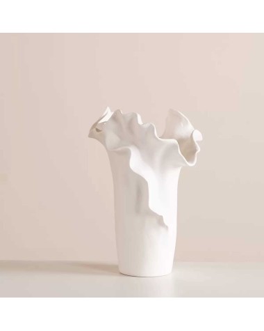 Vaza MULWH4281, 25 cm, balta