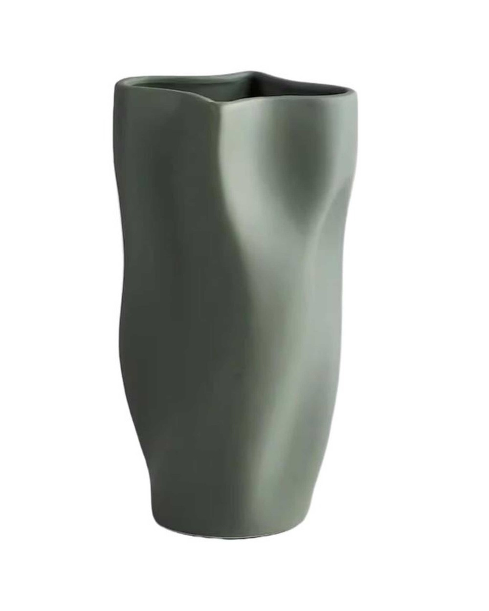 Vaza MUXHX41689, 30 cm, tamsiai žalia
