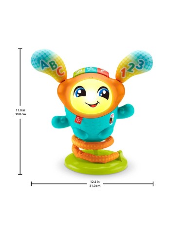 Edukacinis žaislas Mattel Fisher Price DJ Bouncin' Beats, 33 cm, įvairių spalvų