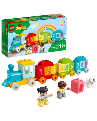 Konstruktorius LEGO® DUPLO® Mano pirmasis skaičių traukinys – išmok skaičiuoti 10954, 23 vnt.