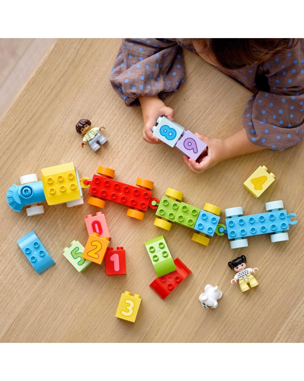 Konstruktorius LEGO® DUPLO® Mano pirmasis skaičių traukinys – išmok skaičiuoti 10954, 23 vnt.