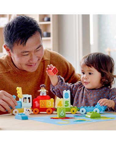 Konstruktorius LEGO® DUPLO® Mano pirmasis skaičių traukinys – išmok skaičiuoti 10954, 23 vnt.
