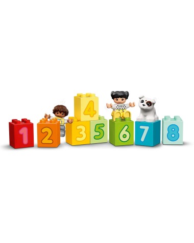 Konstruktorius LEGO® DUPLO® Mano pirmasis skaičių traukinys – išmok skaičiuoti 10954, 23 vnt.