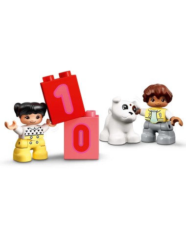 Konstruktorius LEGO® DUPLO® Mano pirmasis skaičių traukinys – išmok skaičiuoti 10954, 23 vnt.