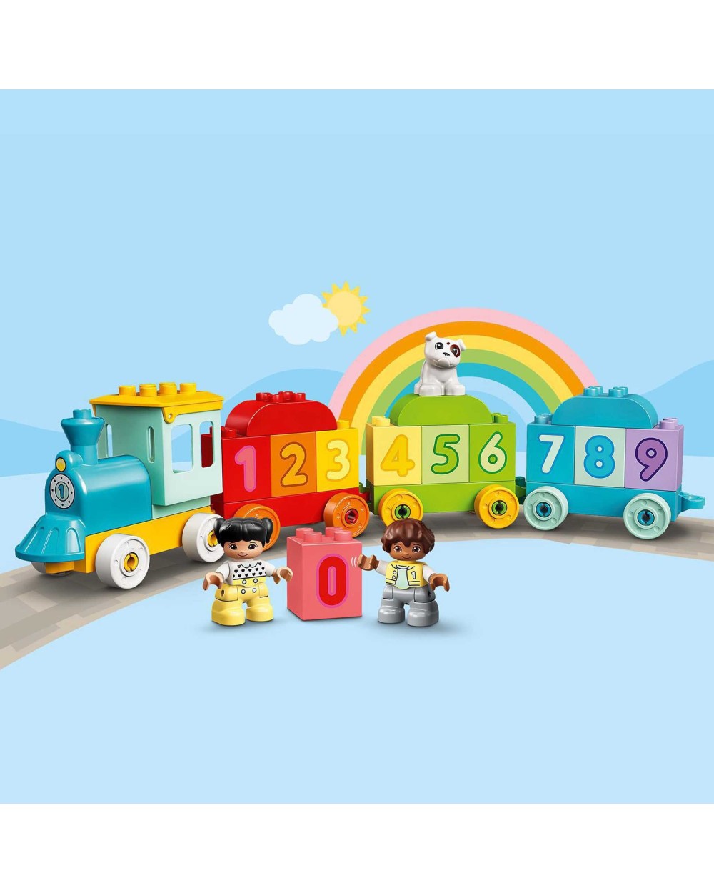 Konstruktorius LEGO® DUPLO® Mano pirmasis skaičių traukinys – išmok skaičiuoti 10954, 23 vnt.