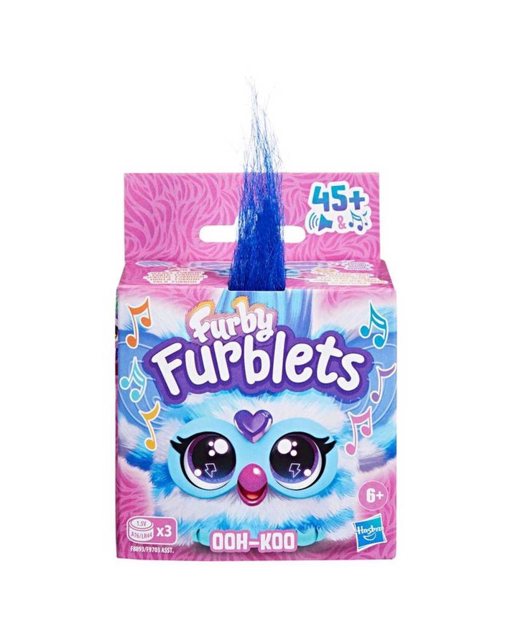 Interaktyvus žaislas Hasbro Furby Furby Plush Furblets F9703, įvairių spalvų