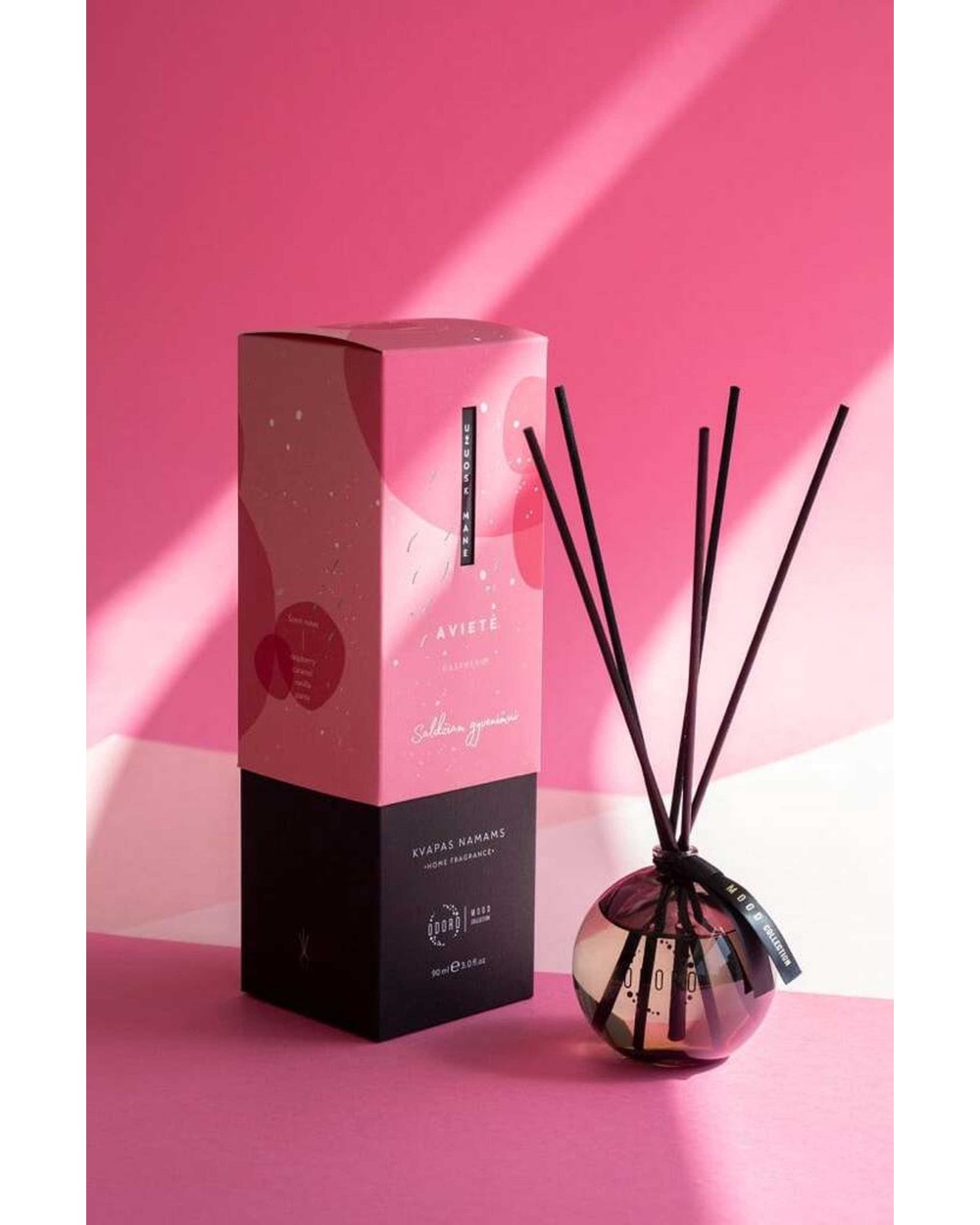 Namų kvapas Odoro Mood Raspberry, 90 ml