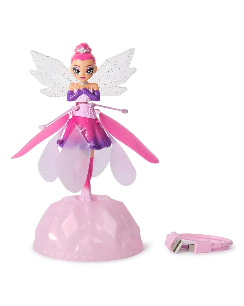 Interaktyvus žaislas Hatchimals 6068672, 17.72 cm, rožinė/violetinė