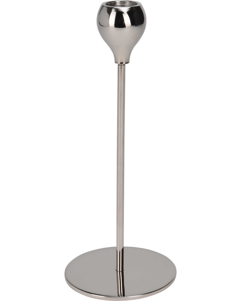 Žvakidė A98810530, metalas, 22 cm, sidabro