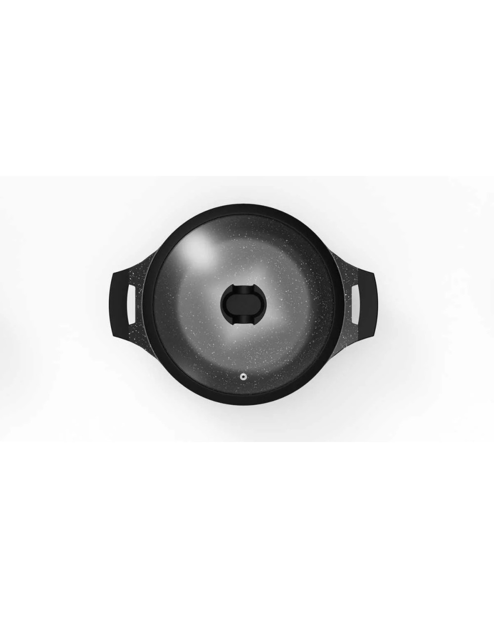 Puodas Black Marble, 24 cm, 4 l