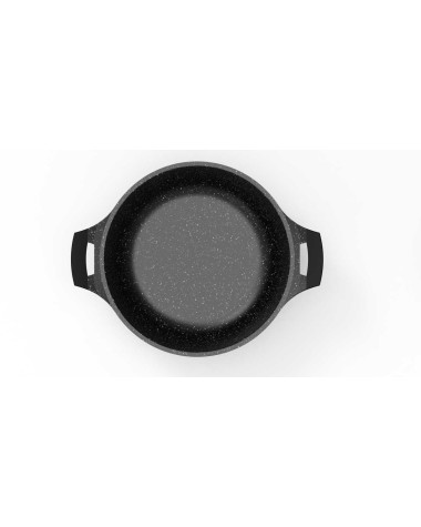Puodas Black Marble, 24 cm, 4 l