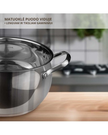 Puodas Apple Shape, 24 cm, 6.3 l