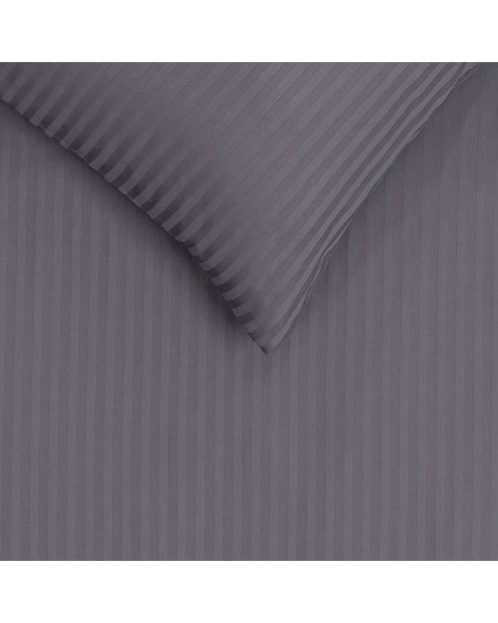 Patalynės užvalkalų komplektas Striped Grey, pilkas, 160 x 200 cm