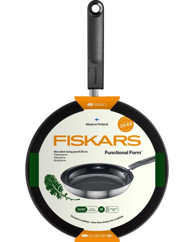 Keptuvė Fiskars Functional Form 1072312, 28 cm, nerūdijantysis plienas