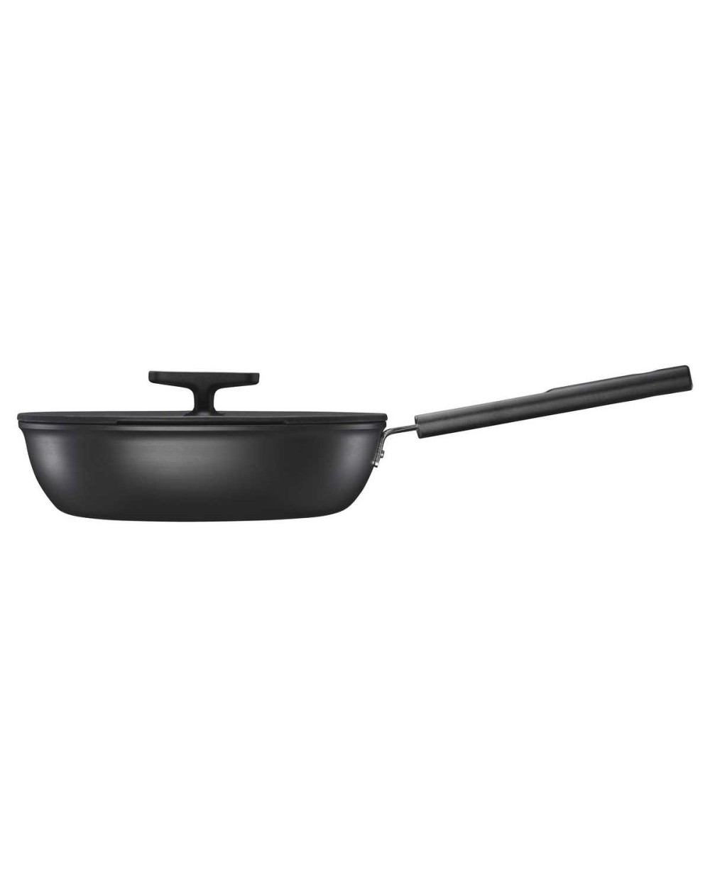 Keptuvė su dangčiu Fiskars Hard face 1075530, 28 cm, aliuminis