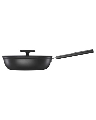 Keptuvė su dangčiu Fiskars Hard face 1075530, 28 cm, aliuminis
