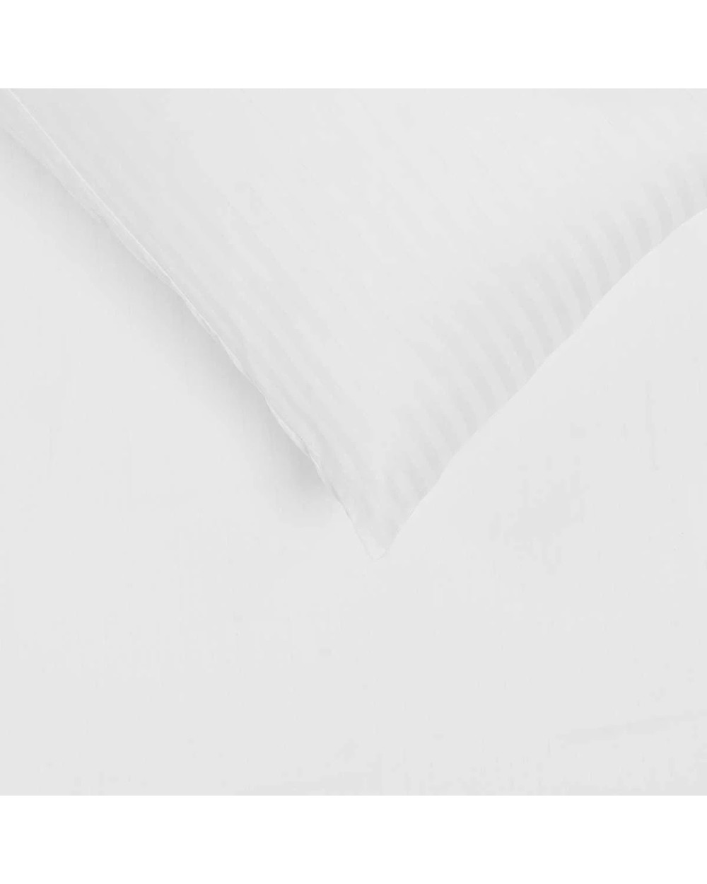 Patalynės užvalkalų komplektas Striped White, baltas, 160 x 200 cm