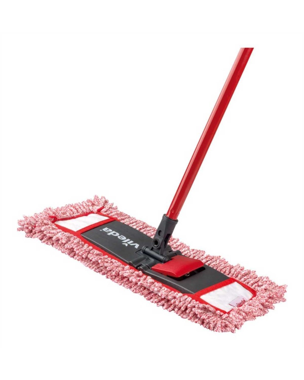 Grindų valymo šepetys Vileda PET PRO VILE14359, 80 - 140 cm, juoda/raudona