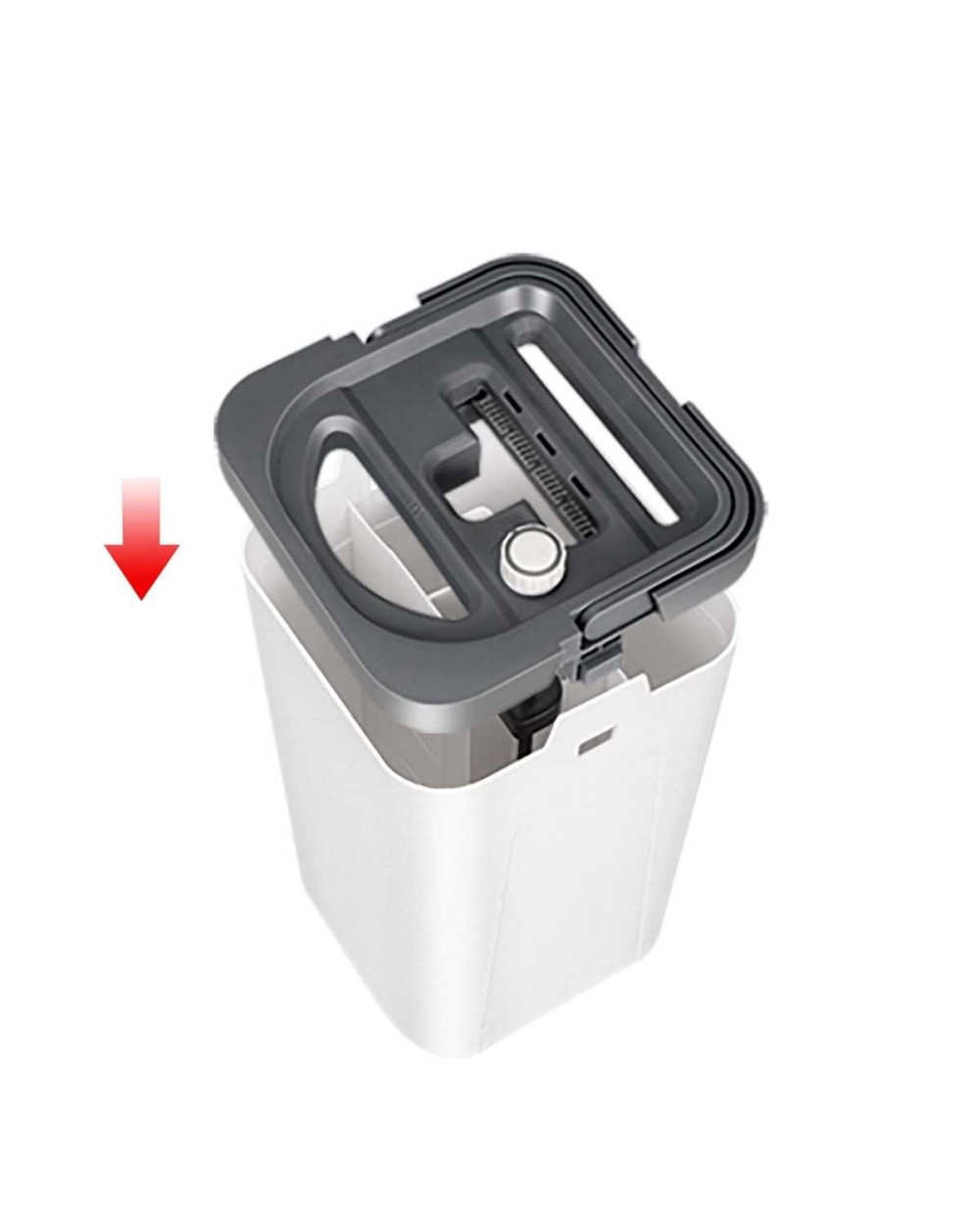 Grindų plovimo rinkinys Thema Lux LZ34, baltas, 3 l