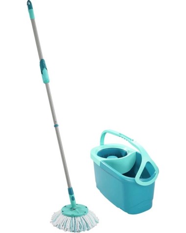 Grindų plovimo rinkinys Leifheit Rotation Disc Mop Ergo, žalias, 6 l