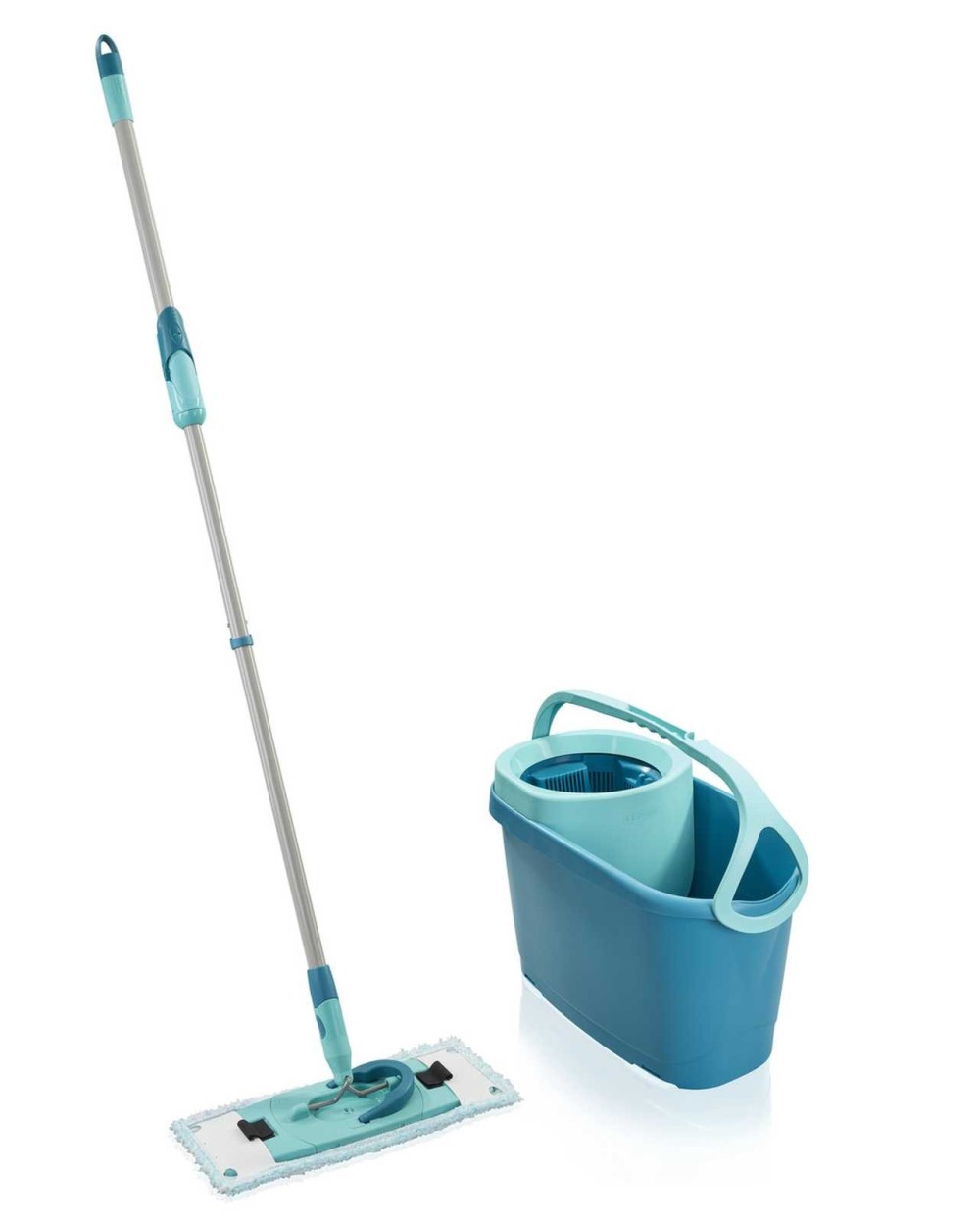 Grindų plovimo rinkinys Leifheit Rotation Disc Mop Ergo, žalias, 6 l