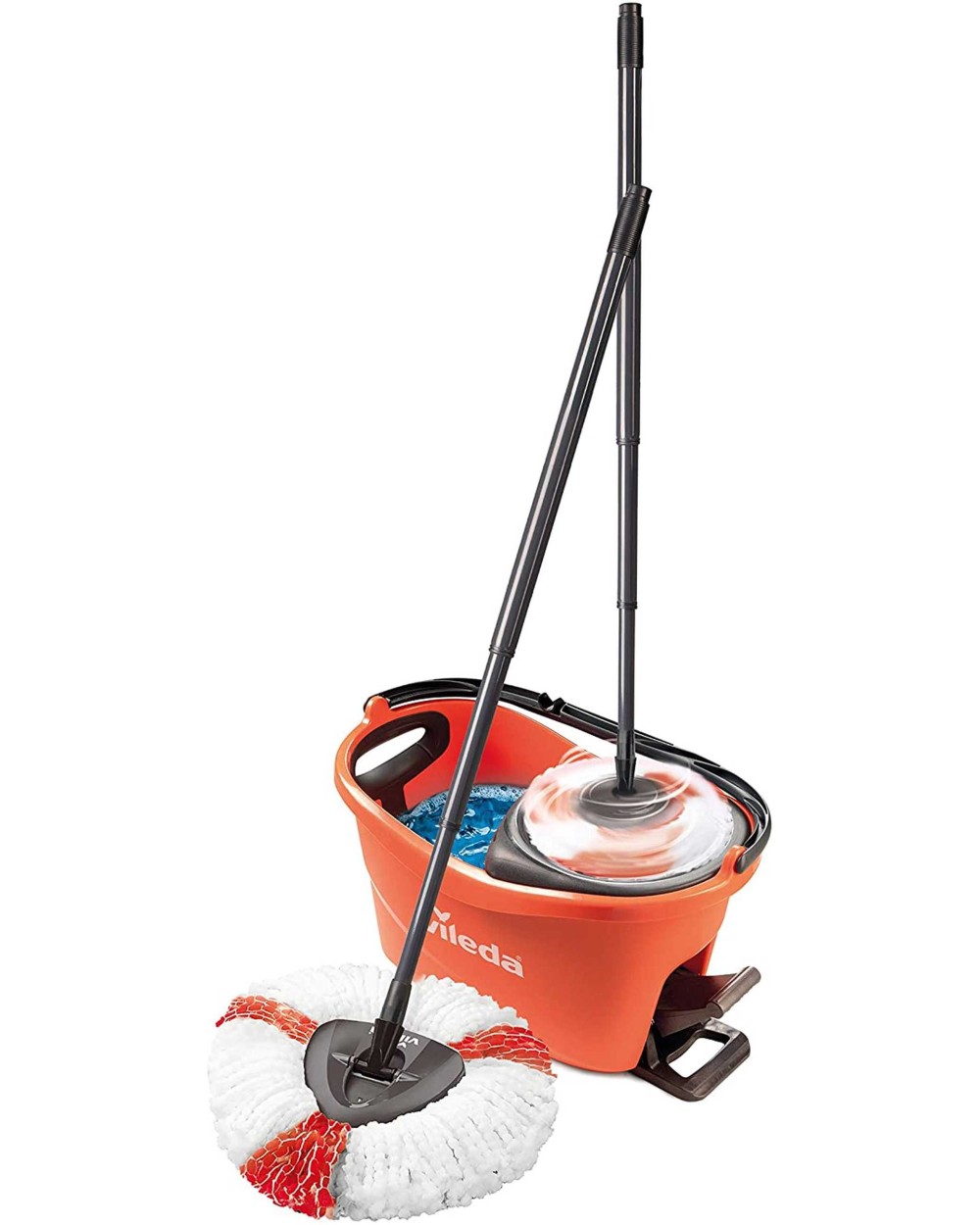 Grindų plovimo rinkinys Vileda, raudonas, 10 l