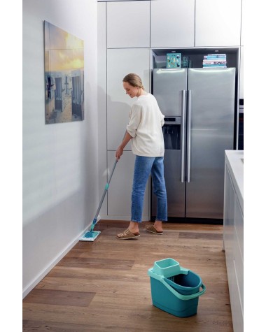 Grindų plovimo rinkinys Leifheit Power Clean, šviesiai mėlynas, 6 l