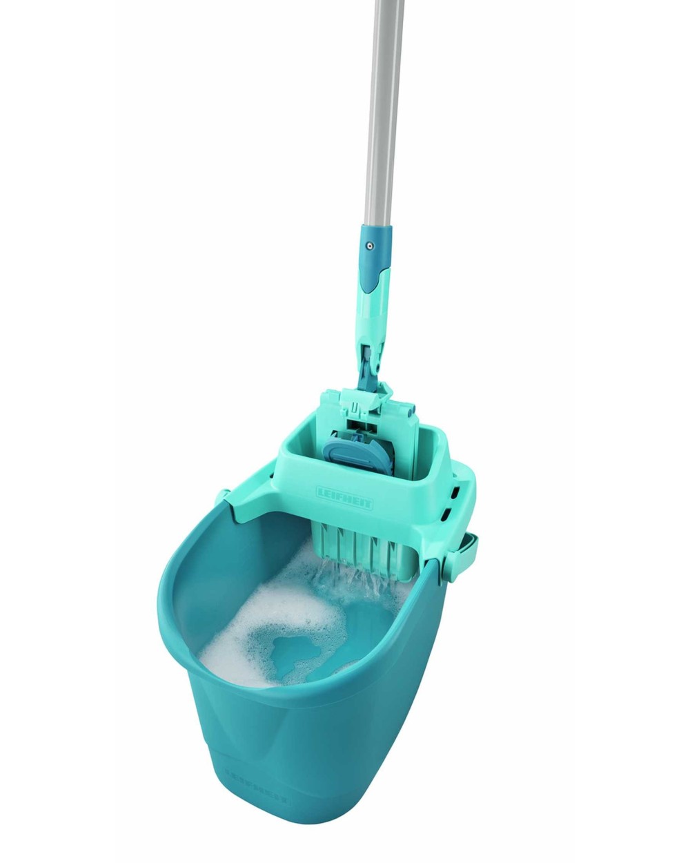 Grindų plovimo rinkinys Leifheit Power Clean, šviesiai mėlynas, 6 l