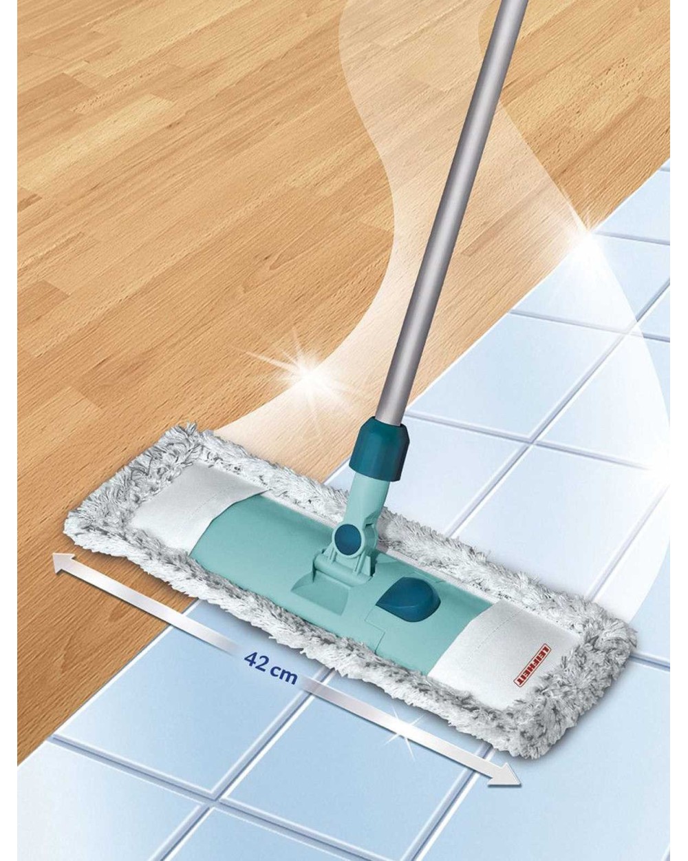 Plaušinė šluostė Leifheit 4006501552105, 83 - 138 cm, mėlyna