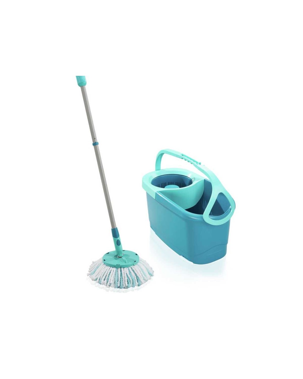 Grindų valymo rinkinys Leifheit Twist Disc Mop Ergo 1052101, šviesiai mėlynas, 6 l
