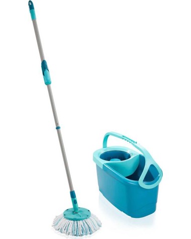 Grindų valymo rinkinys Leifheit Twist Disc Mop Ergo 1052101, šviesiai mėlynas, 6 l