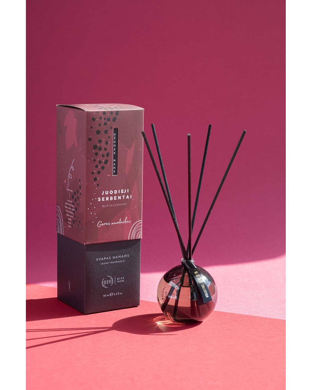Namų kvapas Odoro MOOD Blackcurrant, 90 ml