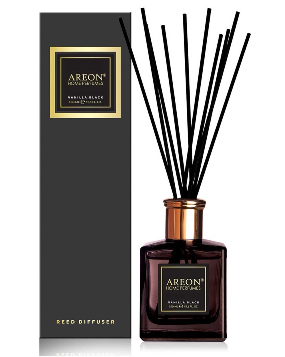 Namų kvapas Areon Black Vanilla Black, 150 ml
