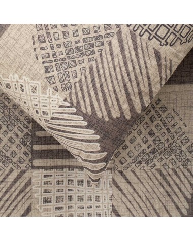 Patalynės užvalkalų komplektas Seti Mariel, ruda/smėlio, 140 x 200 cm