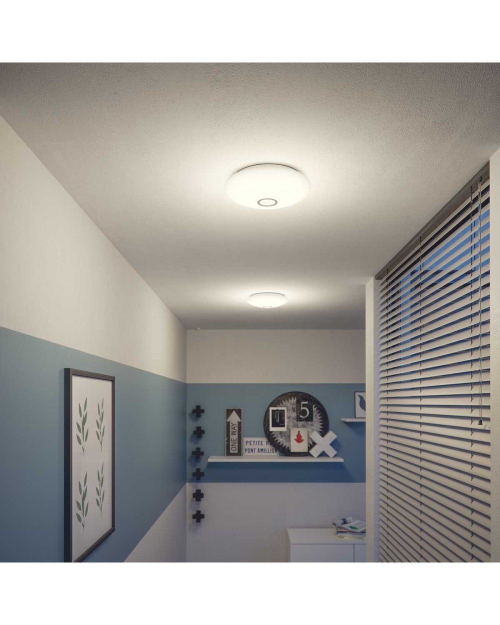 Šviestuvas plafonas Philips Mauve 929003195901, LED, 4000 °K, 1 x 16 W