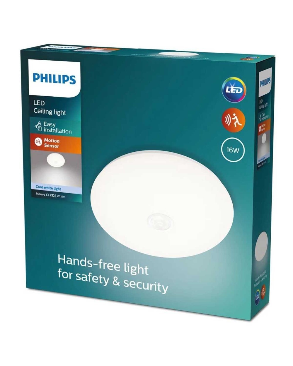 Šviestuvas plafonas Philips Mauve 929003195901, LED, 4000 °K, 1 x 16 W