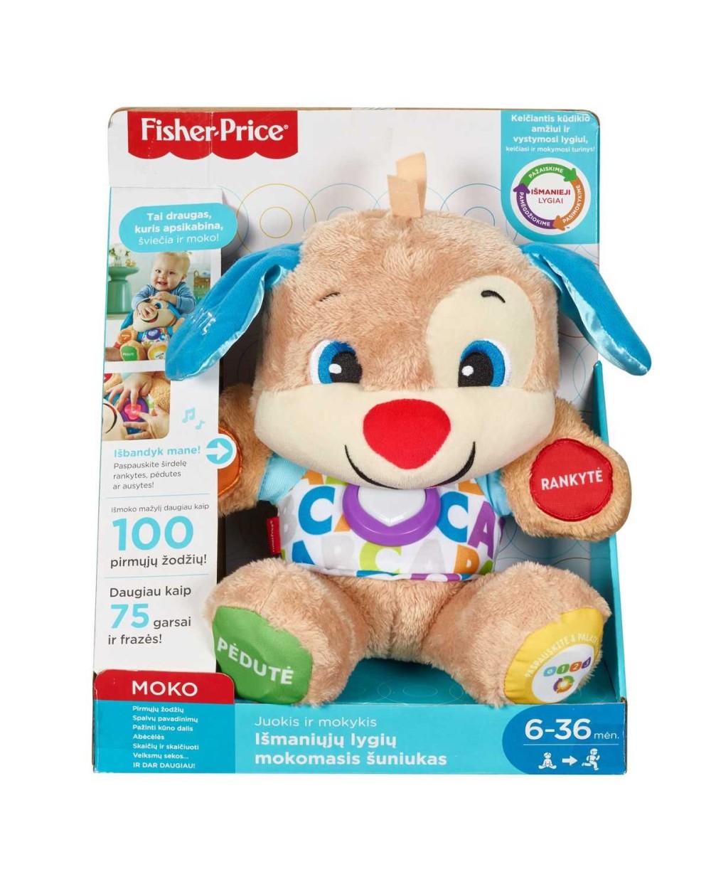 Edukacinis žaislas Mattel Fisher Price Laugh & Learn – Spalvingas ir interaktyvus žaidimas vaikams