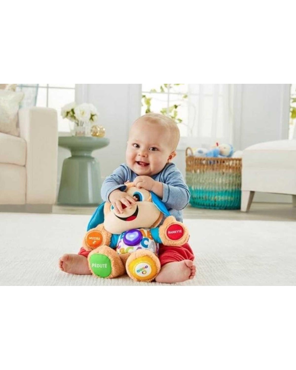 Edukacinis žaislas Mattel Fisher Price Laugh & Learn – Spalvingas ir interaktyvus žaidimas vaikams
